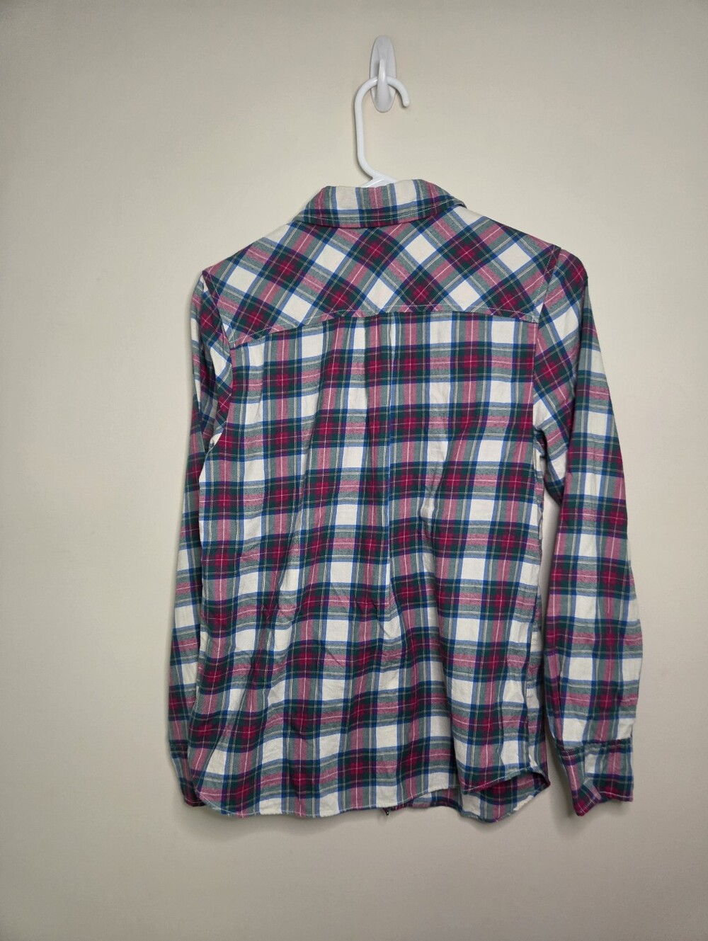 Women's J Crew Button Down Flannel Shirt Sz Small - Picture 2 of 8